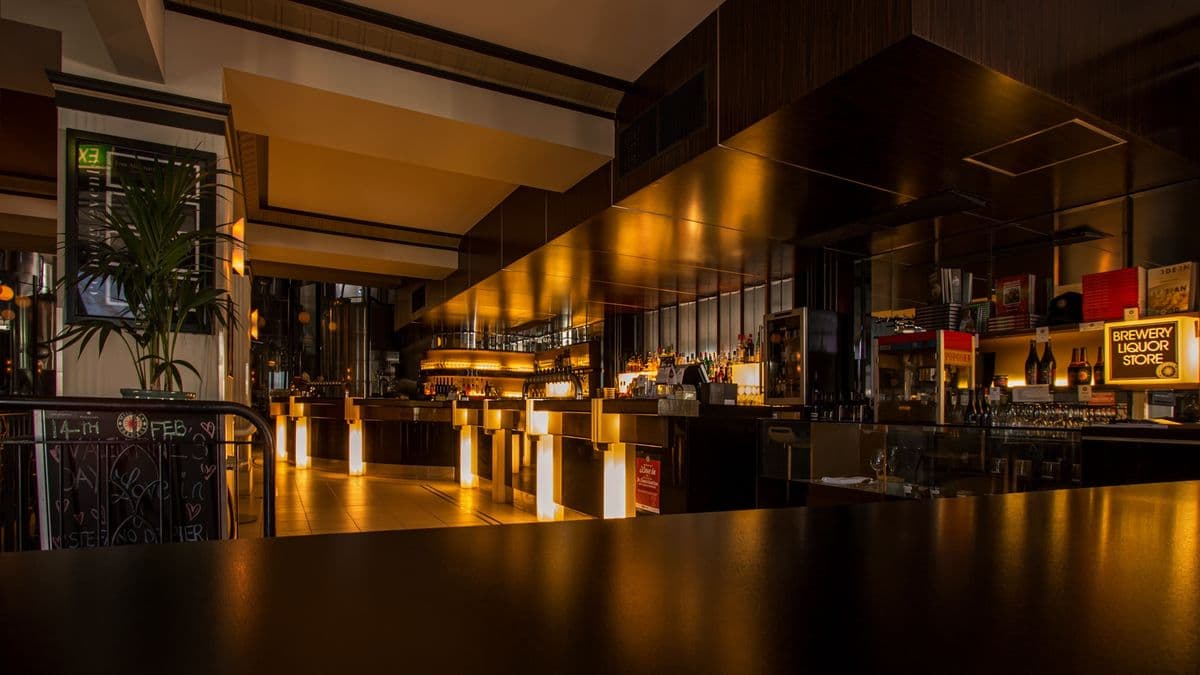 Evening service in the restaurant